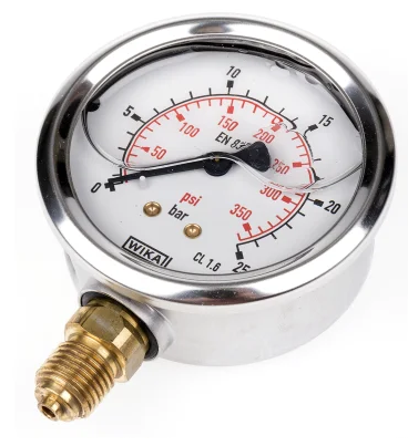 Pressure gauge G1/4 10 bar/psi 316L